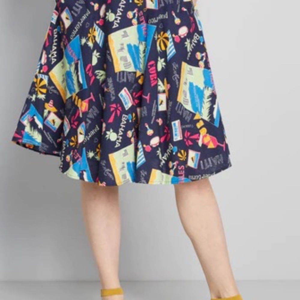 1X ModCloth skirt